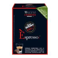 Кофе в капсулах Vergnano Cremoso, для кофемашин Nespresso, 10 шт.
