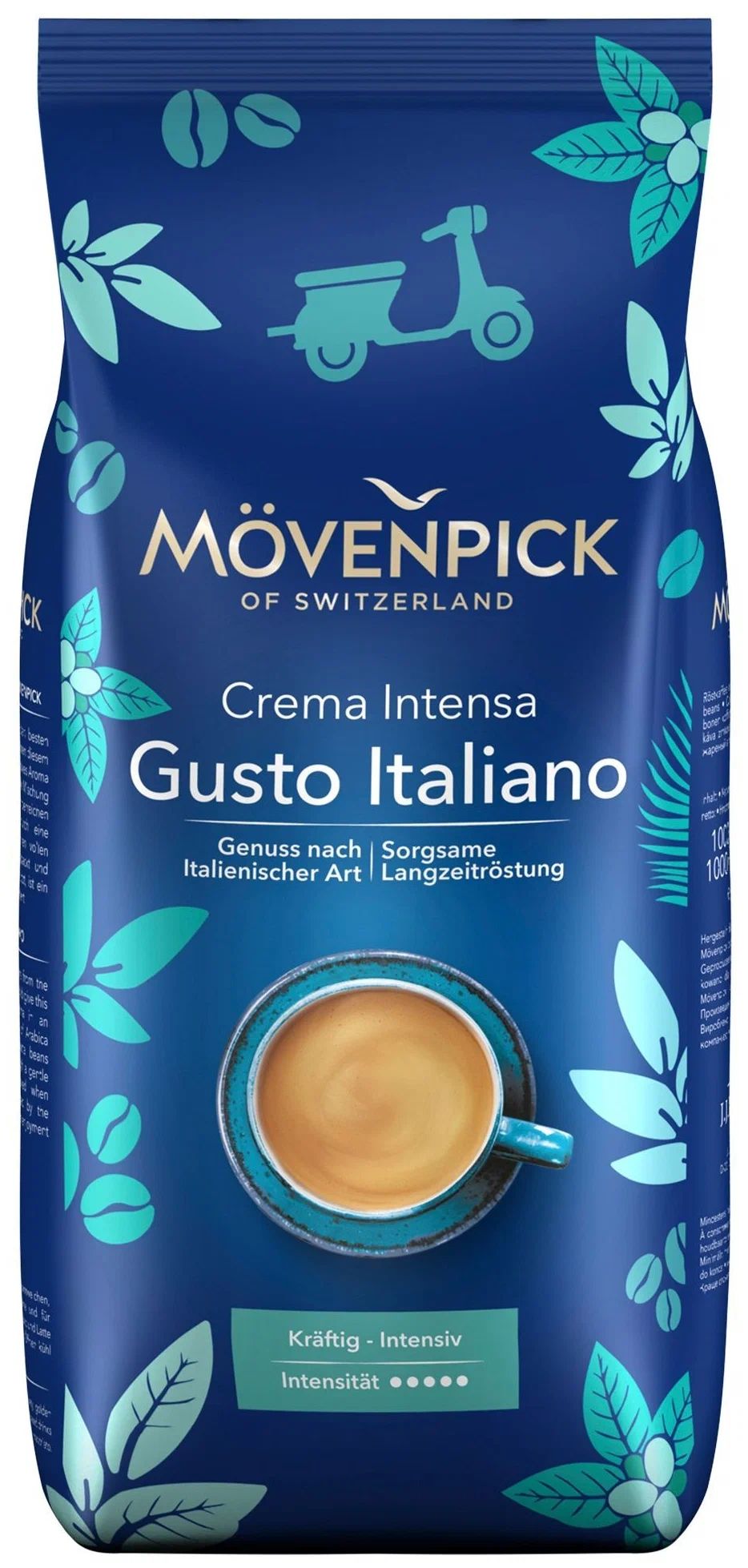 Кофе в зернах Movenpick Caffe Crema Gusto Italiano, 1 кг.