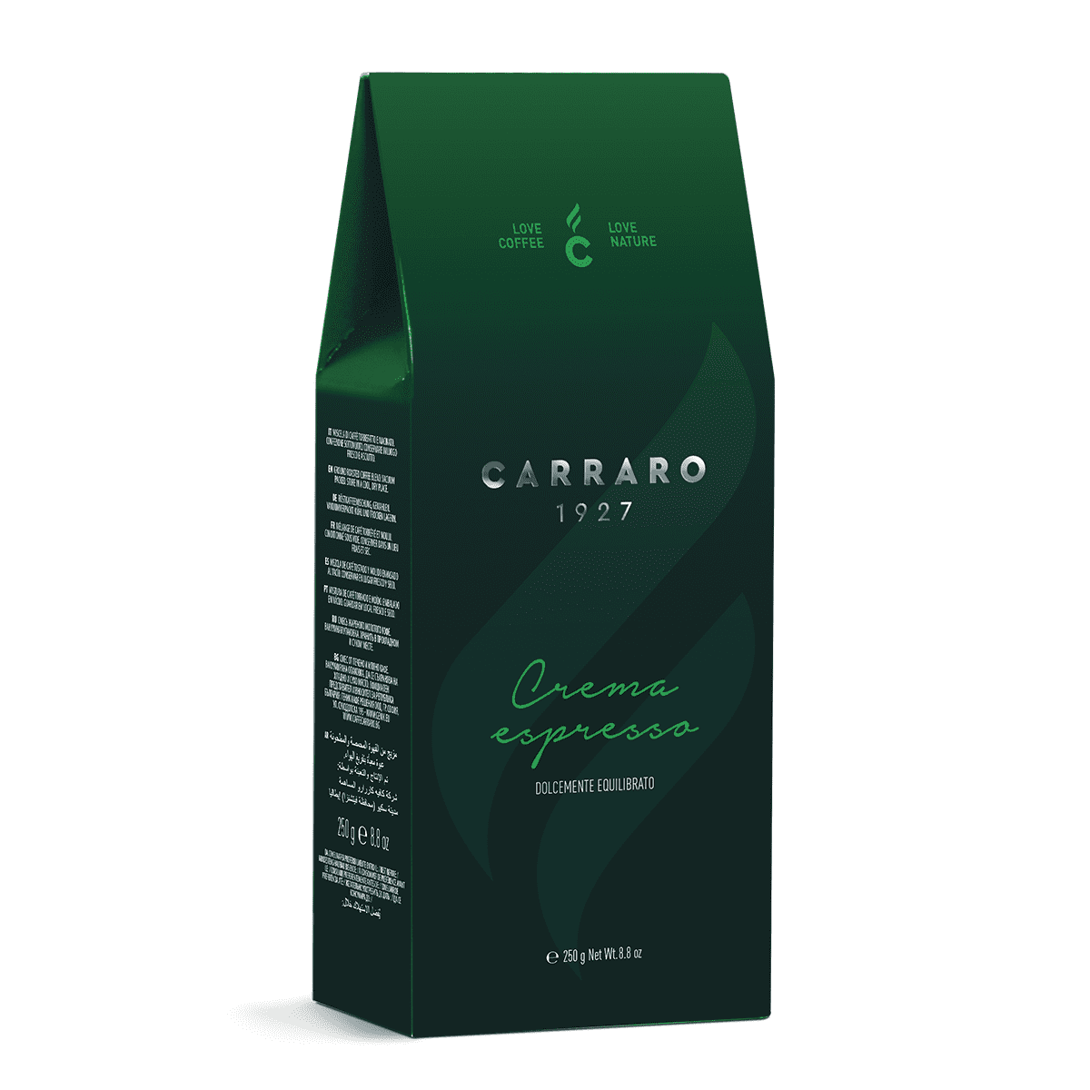 Кофе carraro crema espresso. Кофе Carraro 1927. Carraro 1927 Espresso Classic. Кофе молотый Carraro crema Espresso, 250 г.